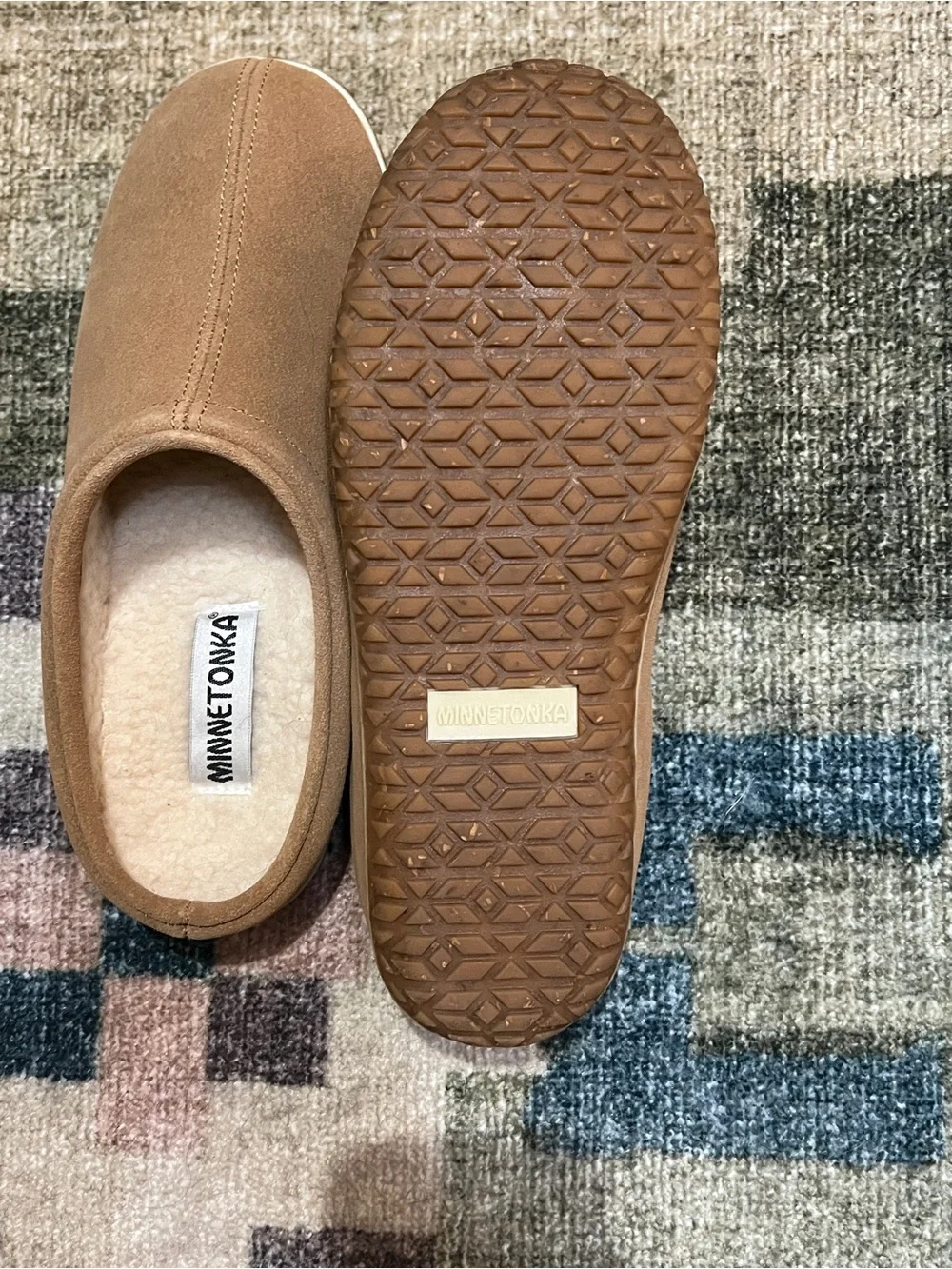 Minnetonka Suede Slipper/Slide On